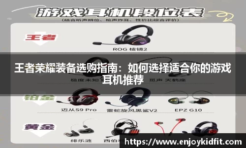 王者荣耀装备选购指南：如何选择适合你的游戏耳机推荐